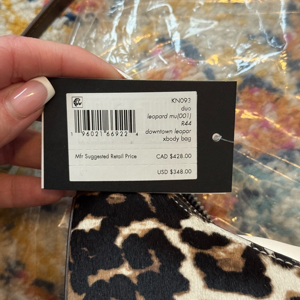 NWT Kate Spade Duo Leopard Haircalf Crossbody Bag - Picture 12 of 14